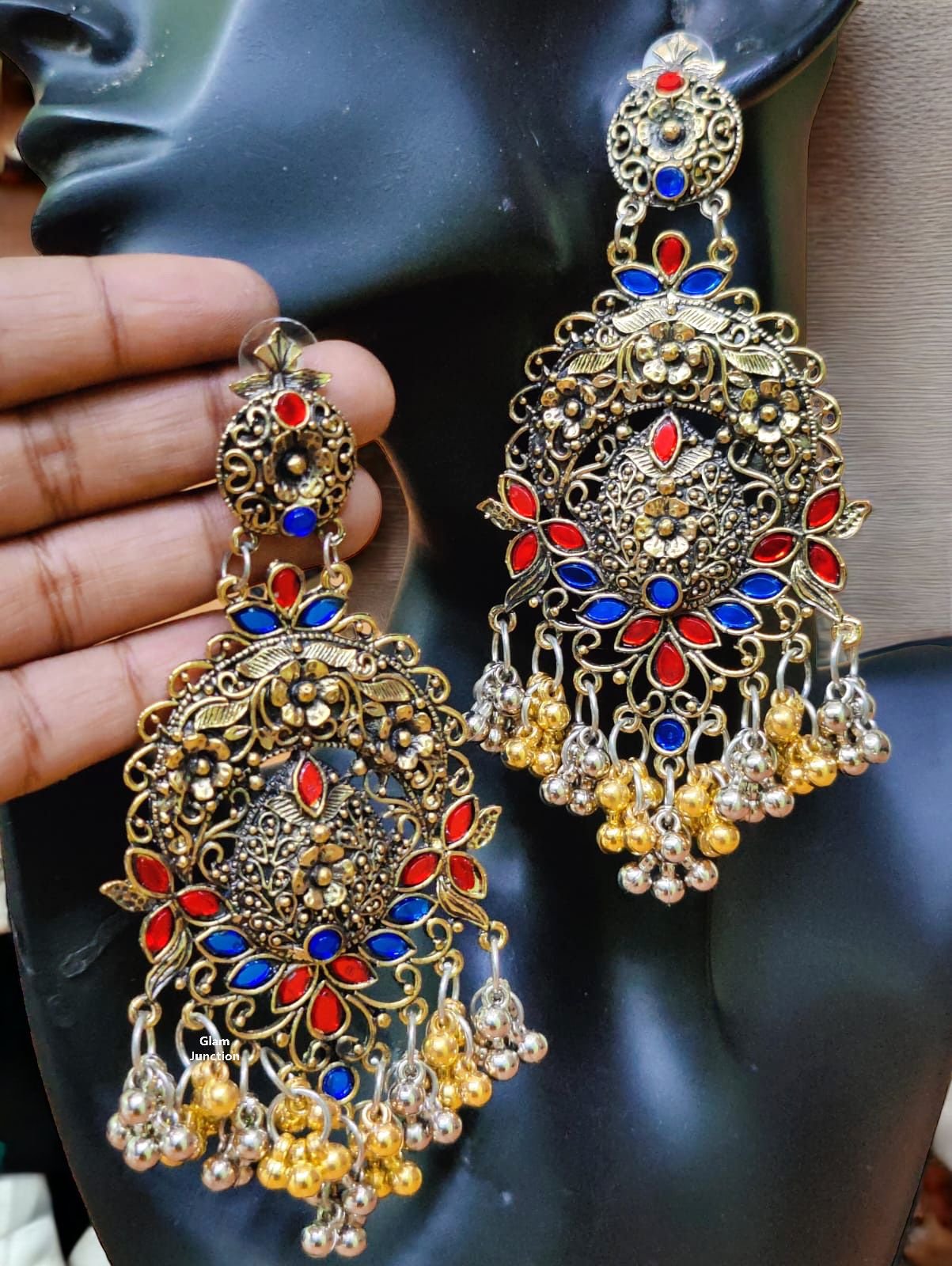 Ethnic Indian jhumka Style Earring – Abdesignsjewellery